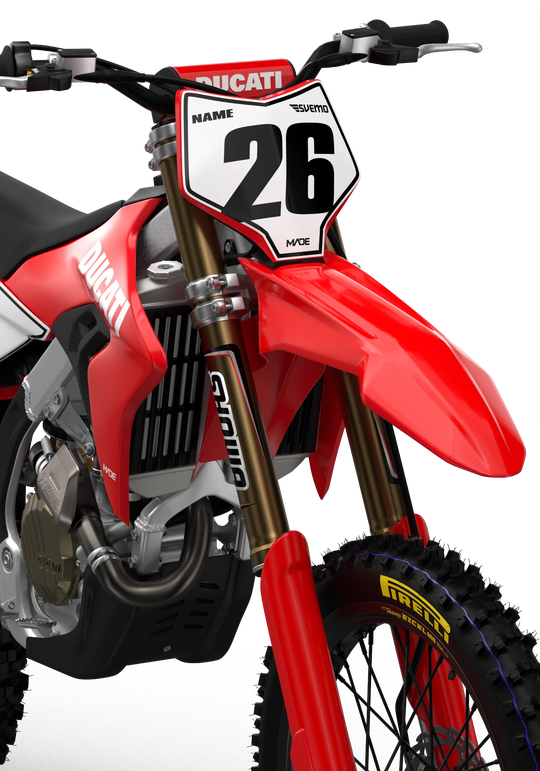 DUCATI OUTLINE NUMBER KIT - Madestickers