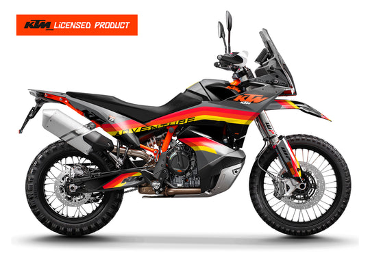 KTM Adventure Dual Sport motorbike graphics from madestickers.com Orange#color_orange
