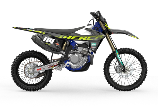 Sherco FE Racing factory motocross dirt bike graphics from madestickers.com Black#color_black
