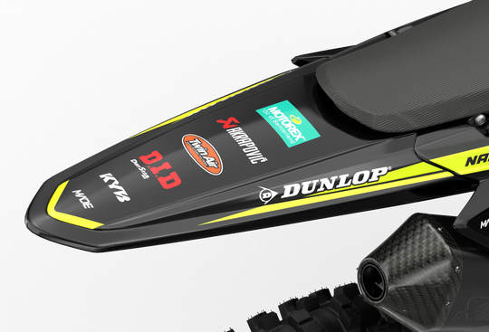 Sherco FE Racing factory motocross dirt bike graphics from madestickers.com Black#color_black