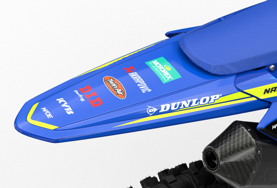 Sherco FE Racing factory motocross dirt bike graphics from madestickers.com Blue#color_blue