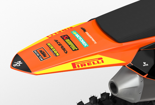 Racer New design for KTM SX SXF EXC XC motocross and enduro dirt bikes, premium graphics from madestickers.com Black#color_black