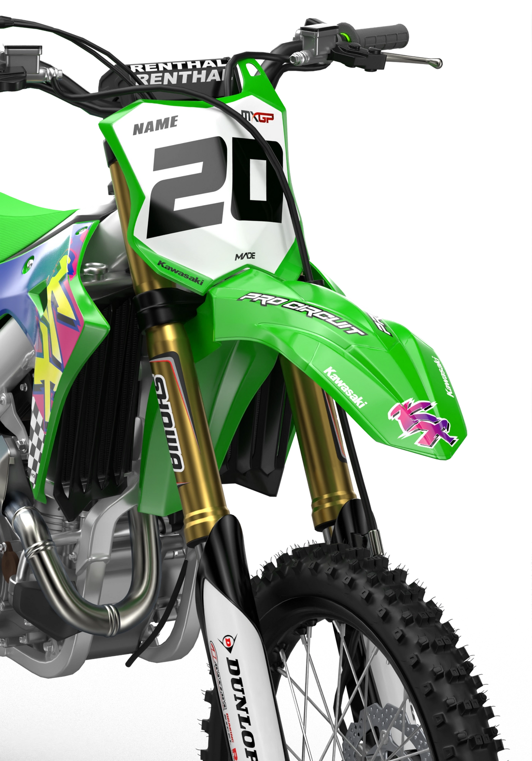 KAWASAKI RETRO GRAPHICS KIT