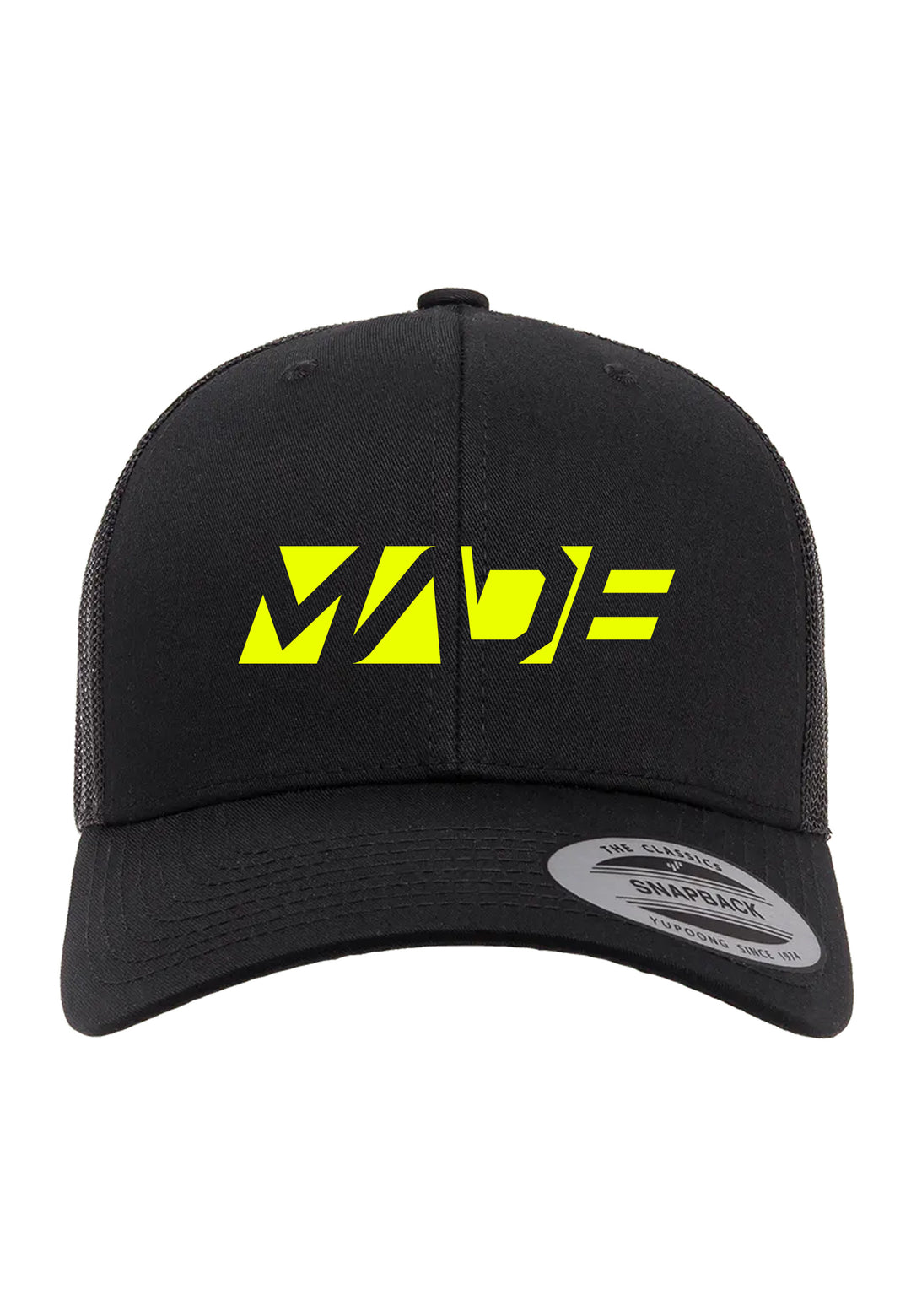 Retro Trucker-neon black-hat-merch-madestickers.com
