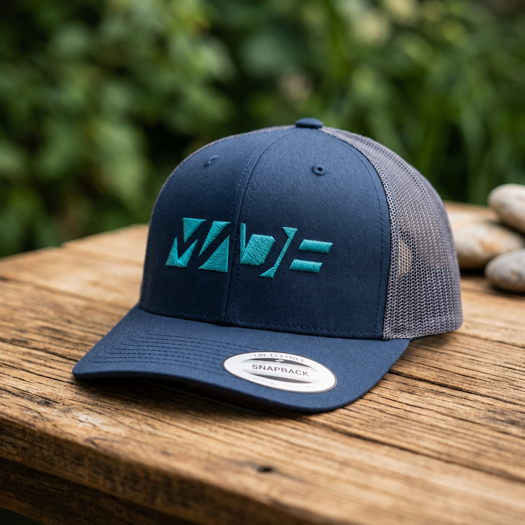 MADE TRUCKER HAT NAVY TEAL