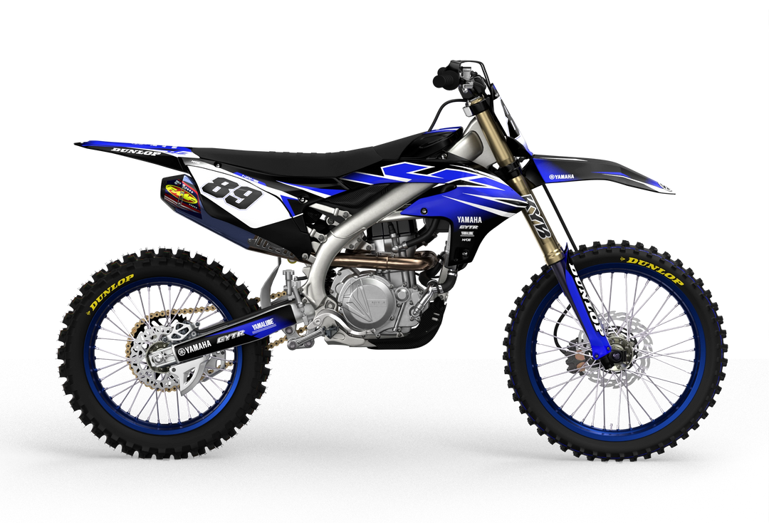 Yamaha YZ YZF Rival durable graphics kit - madestickers.com Black#color_black