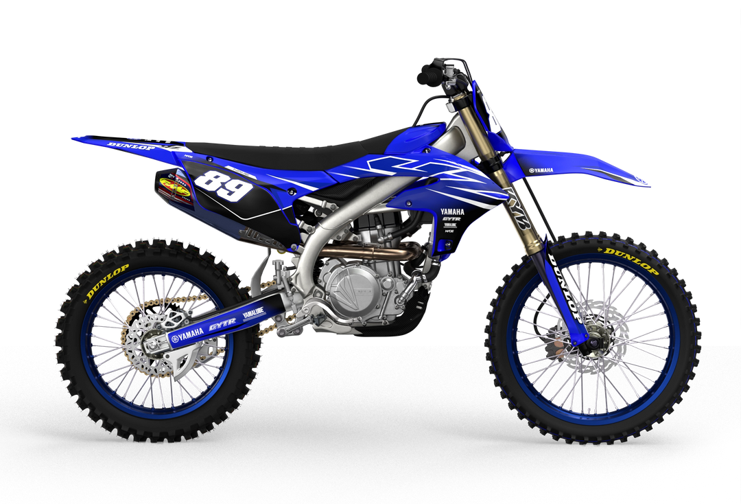 Yamaha YZ YZF Rival durable graphics kit - madestickers.com Blue#color_blue