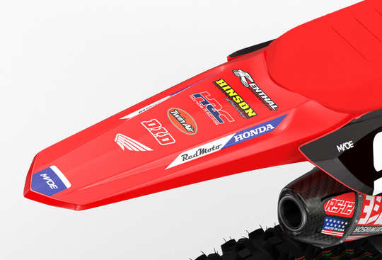 CRF Honda simple and clean graphics to protect your motocross dirt bike from amdestickers.com Blue#color_blue