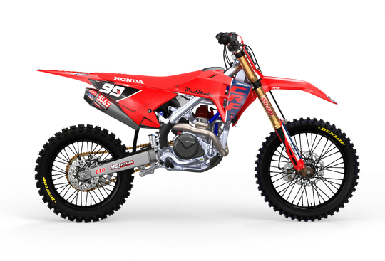 CRF Honda simple and clean graphics to protect your motocross dirt bike from amdestickers.com DarkBlue#color_darkblue