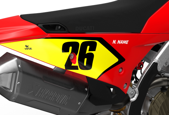 DUCATI ROLLER NUMBER KIT - Madestickers