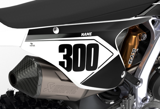 TRIUMPH ROLLER BLACK NUMBER KIT