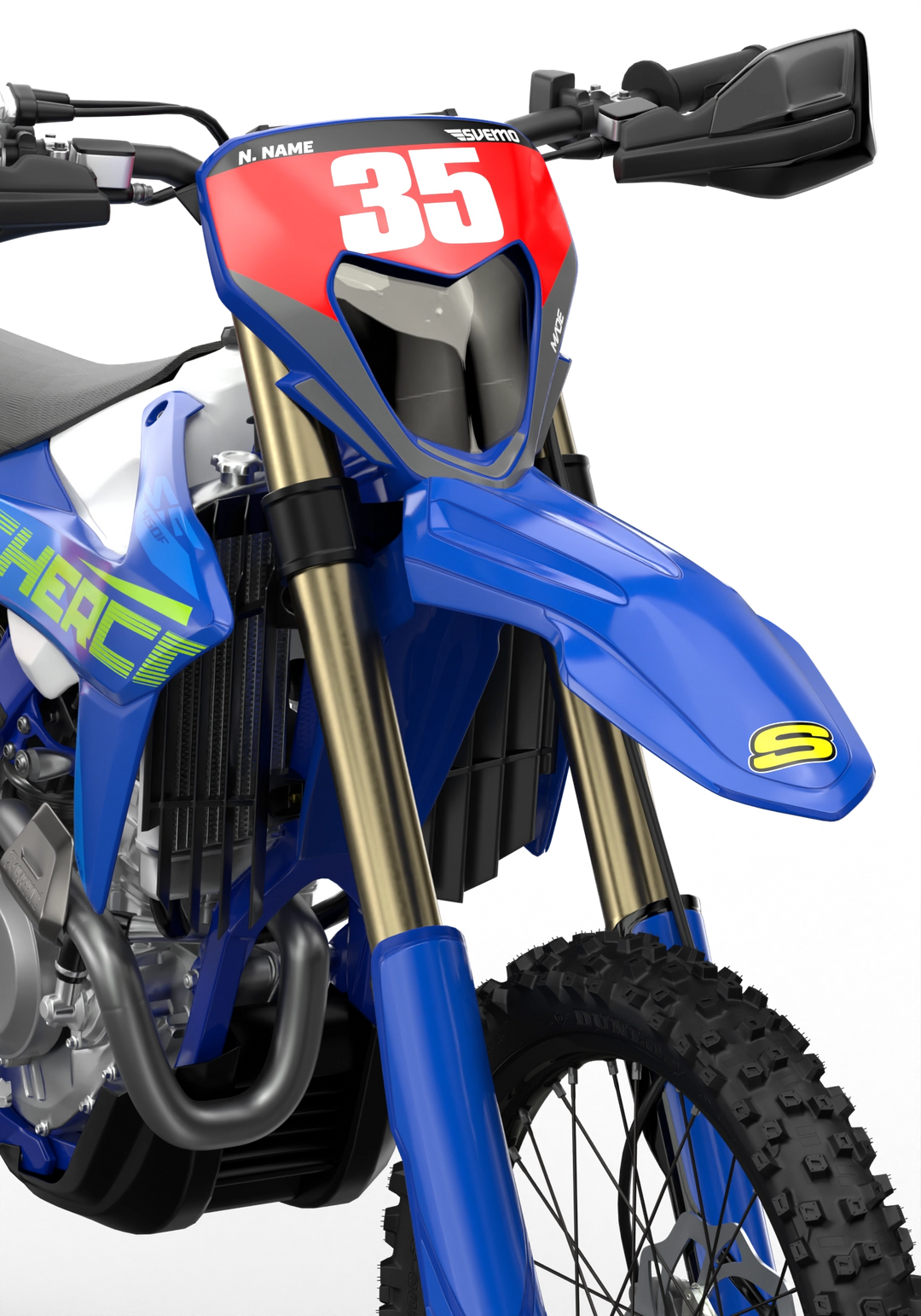 SHERCO ROLLER GREY NUMBER KIT