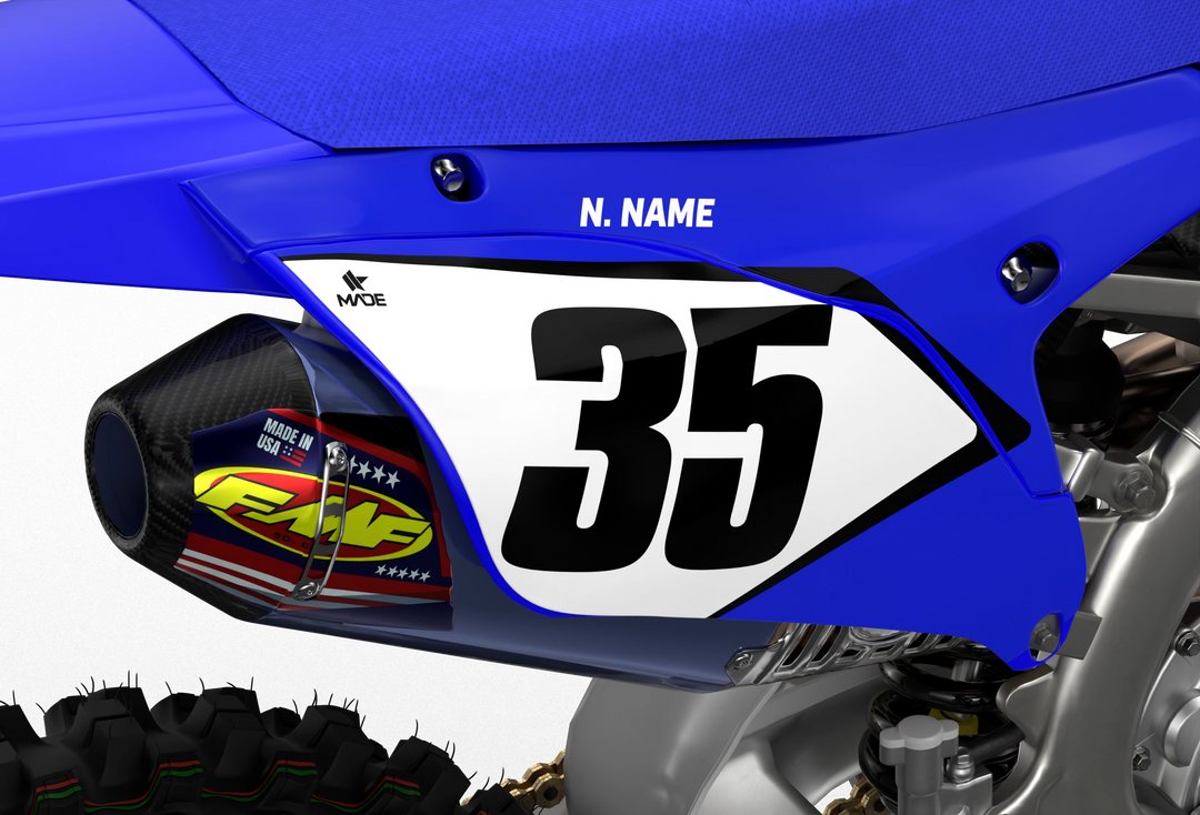 YAMAHA ROLLER BLUE NUMBER KIT