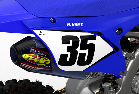 YAMAHA ROLLER BLUE NUMBER KIT