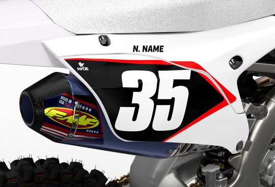 YAMAHA ROLLER WHITE NUMBER KIT