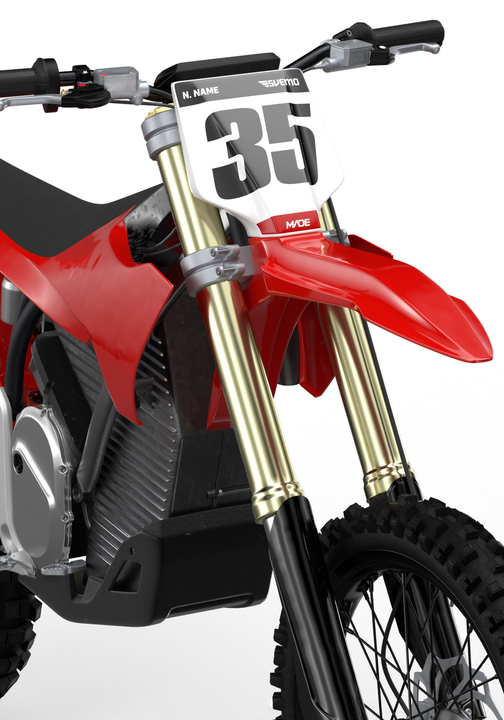 STARK VARG ROLLER RED NUMBER KIT