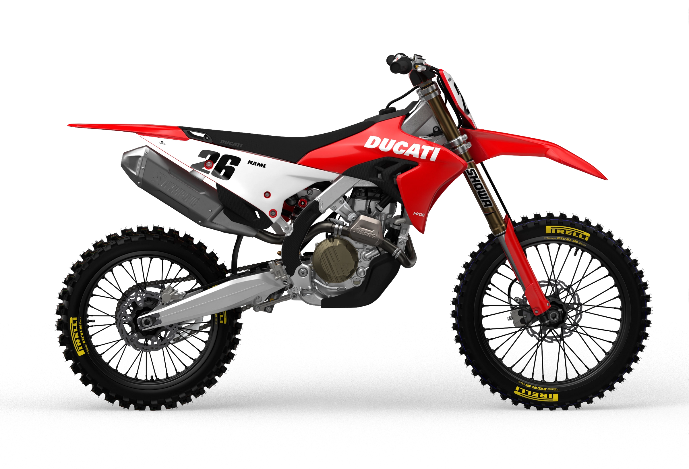 DUCATI SIMPLE NUMBER KIT - Madestickers