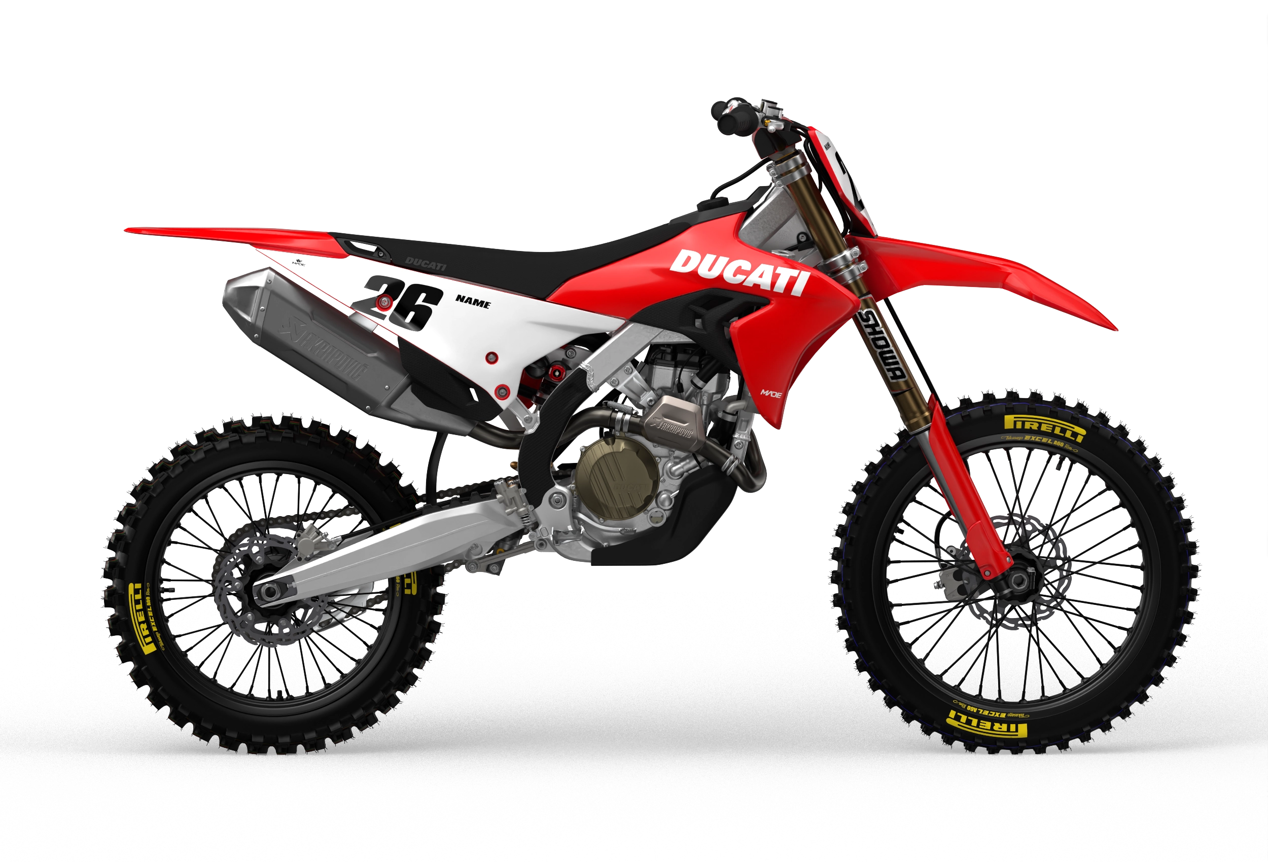 DUCATI SIMPLE NUMBER KIT - Madestickers