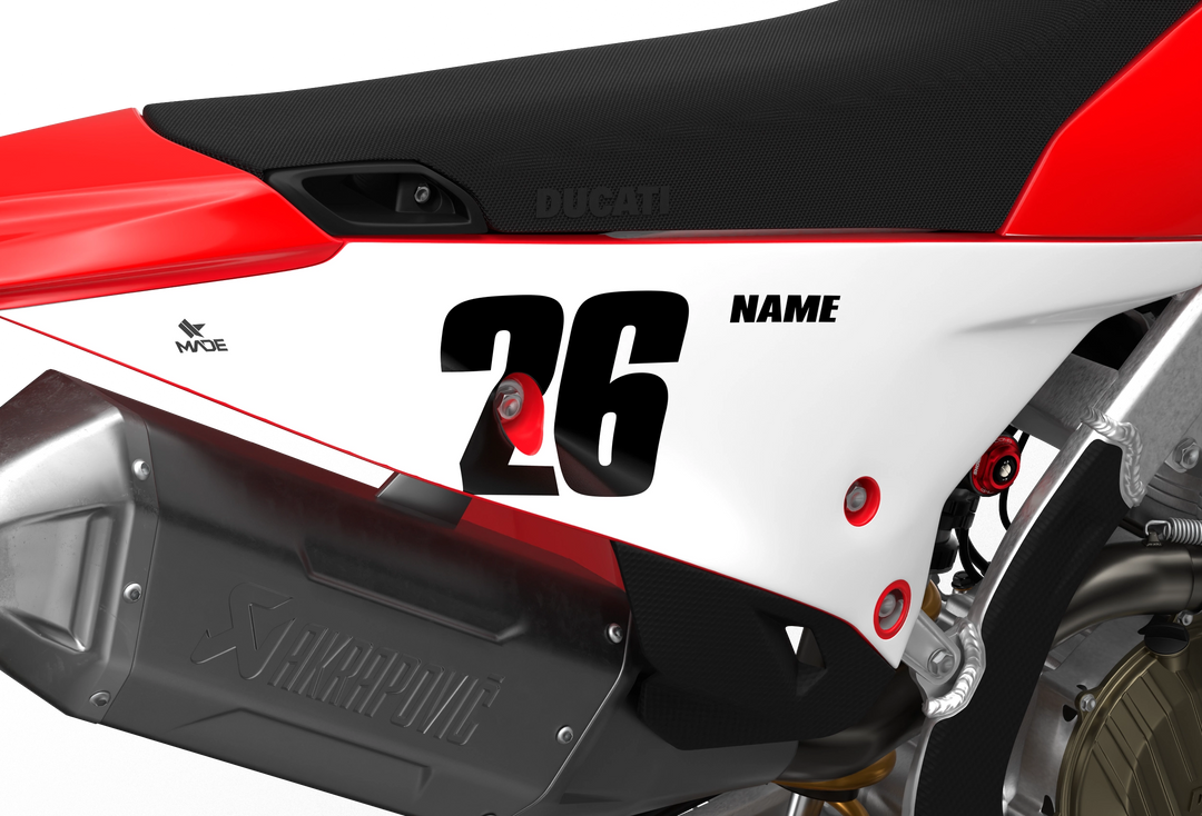 DUCATI SIMPLE NUMBER KIT - Madestickers