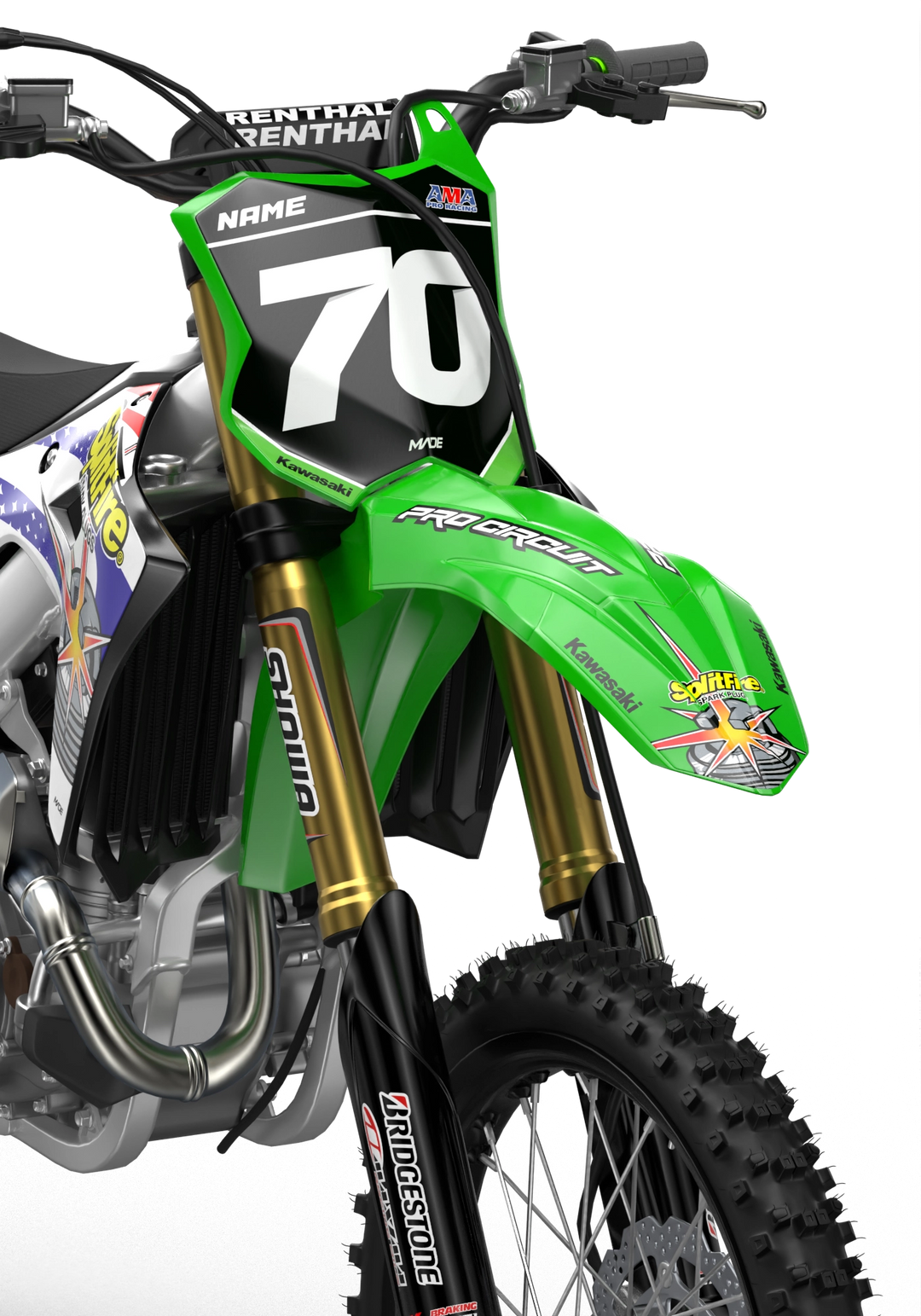 KAWASAKI SPLITFIRE GRAPHICS KIT