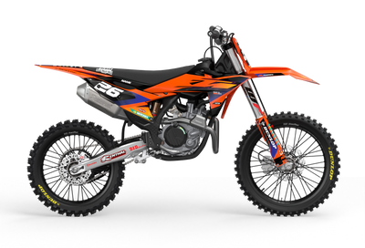 KTM SX/SXF EXC Factory Stock 2026 Graphics design stickers for motocross dirt bikes - madestickers.com