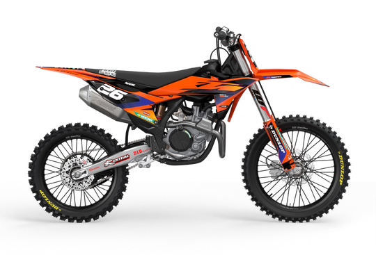 KTM SX/SXF EXC Factory Stock 2026 Graphics design stickers for motocross dirt bikes - madestickers.com