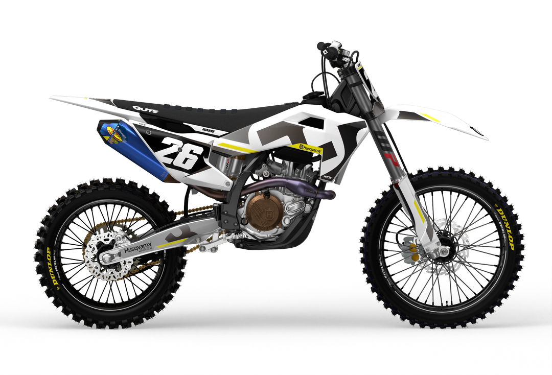 Husqvarna FC TC Stock 2026 Graphics design factory stickers for motocross dirt bike - madestickers.com Black#color_black