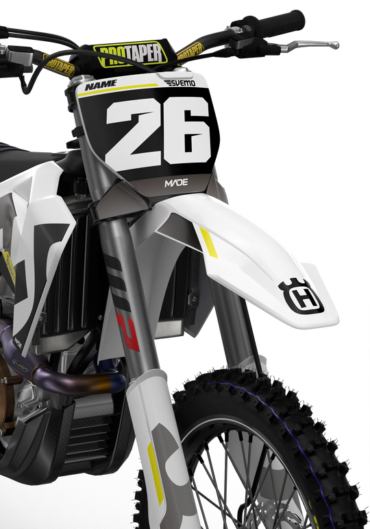 Husqvarna FC TC Stock 2026 Graphics design factory stickers for motocross dirt bike - madestickers.com Black#color_black