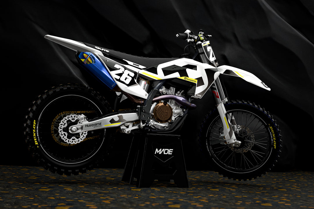 Husqvarna FC TC Stock 2026 Graphics design factory stickers for motocross dirt bike - madestickers.com Black#color_black