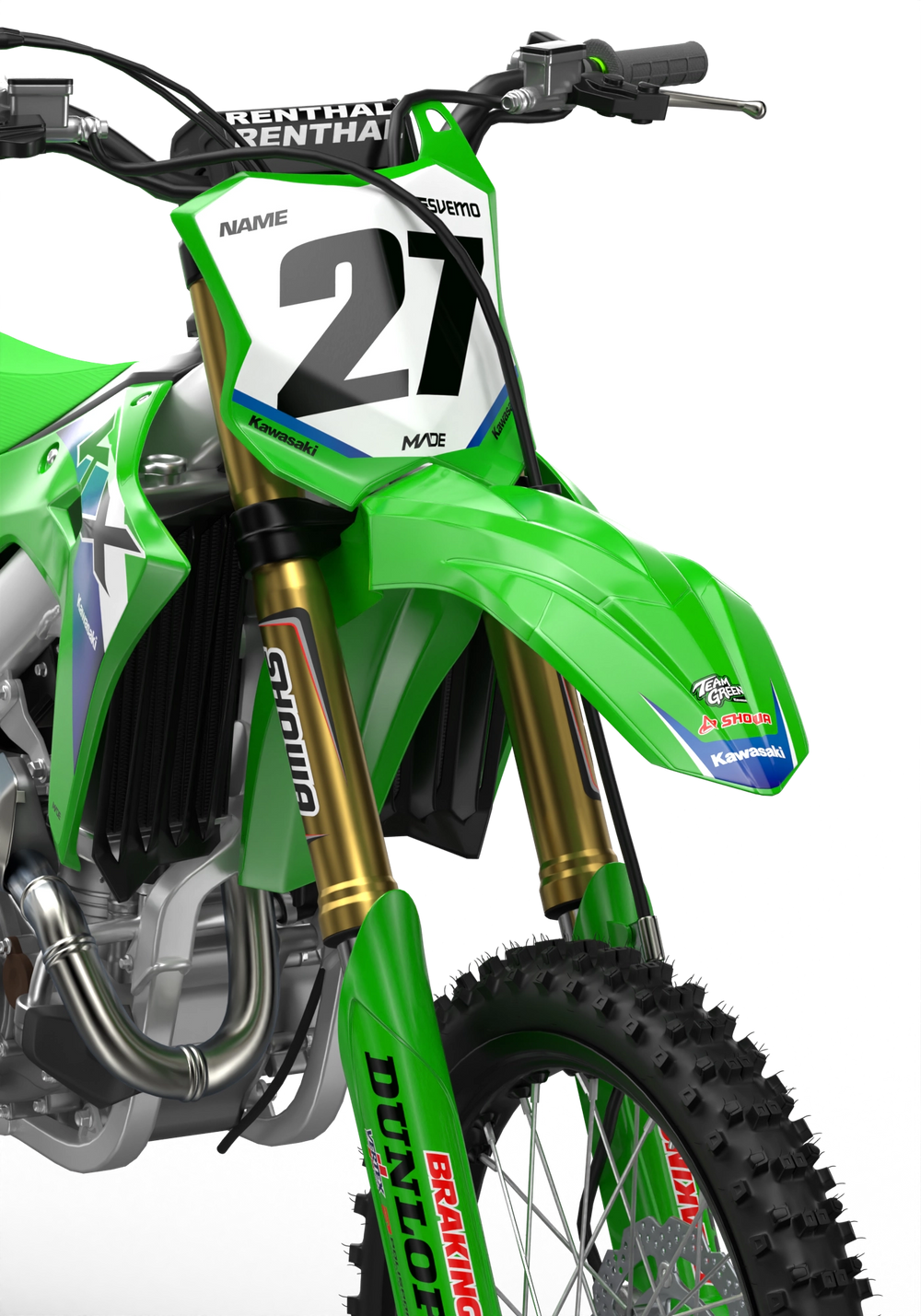 KAWASAKI STOCK 26 GRAPHICS KIT