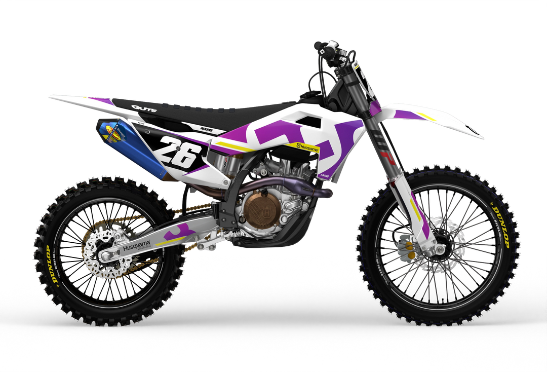 Husqvarna FC TC Stock 2026 Graphics design factory stickers for motocross dirt bike - madestickers.com Purple#color_purple