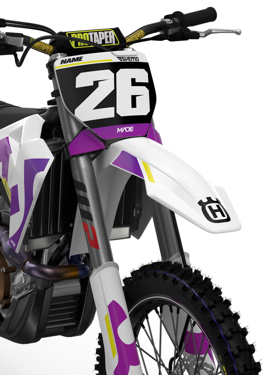 Husqvarna FC TC Stock 2026 Graphics design factory stickers for motocross dirt bike - madestickers.com Purple#color_purple