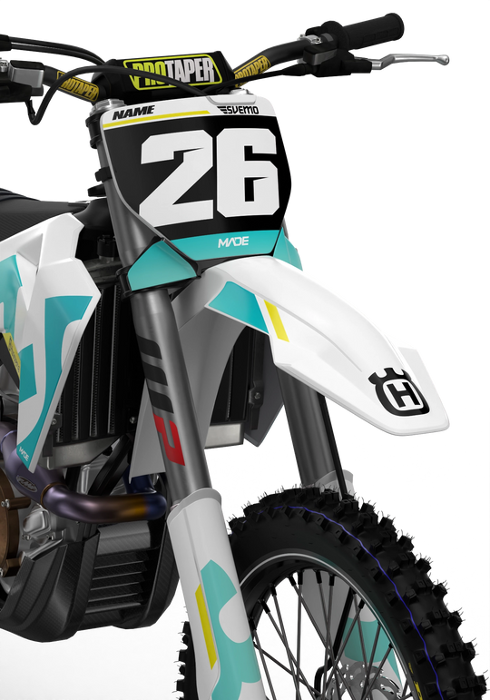 Husqvarna FC TC Stock 2026 Graphics design factory stickers for motocross dirt bike - madestickers.com Turquoise#color_turquoise