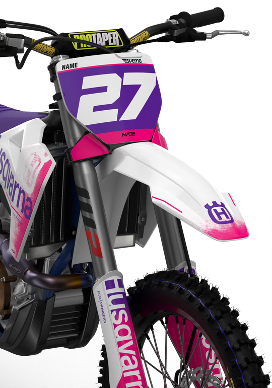 Stock 27 Husqvarna FC TC TE FE Licensed graphics from madestickers.com Pink#color_pink