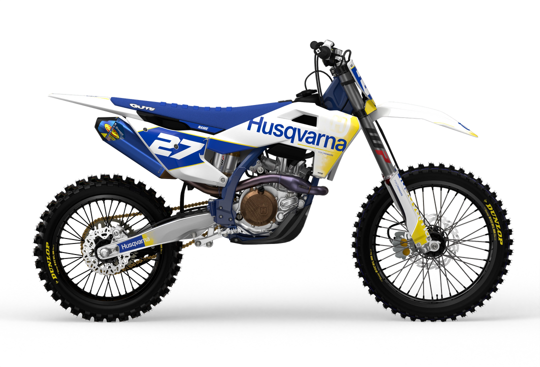 Stock 27 Husqvarna FC TC TE FE Licensed graphics from madestickers.com Yellow#color_yellow