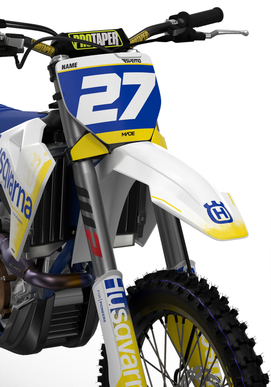 Stock 27 Husqvarna FC TC TE FE Licensed graphics from madestickers.com Yellow#color_yellow