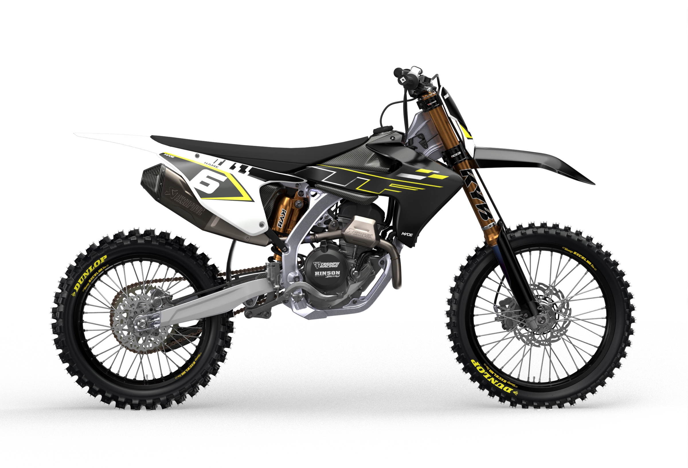 TRIUMPH STOCK NUMBER KIT - Madestickers
