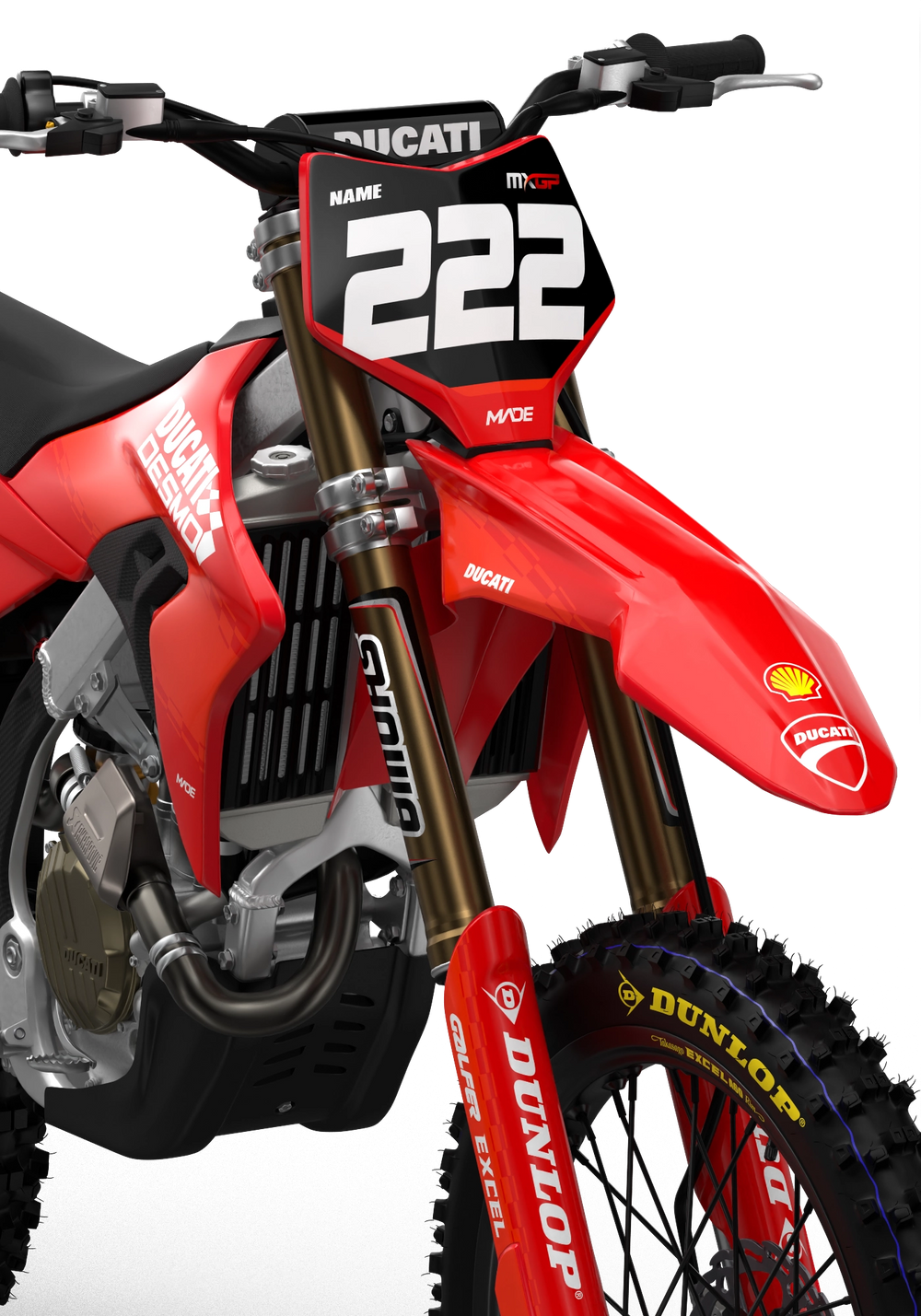 DUCATI STOCK 26 GRAPHICS KIT - Madestickers