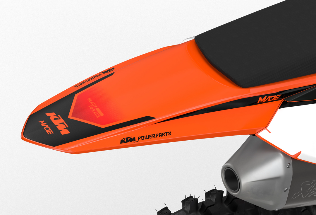 Stock 27 KTM Factory SX SXF 2025- 3D rendering licensed graphics from madestickers.com Red#color_red
