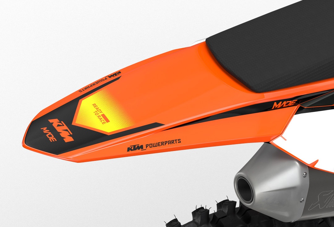 Stock 27 KTM Factory SX SXF 2025- 3D rendering licensed graphics from madestickers.com Yellow#color_yellow
