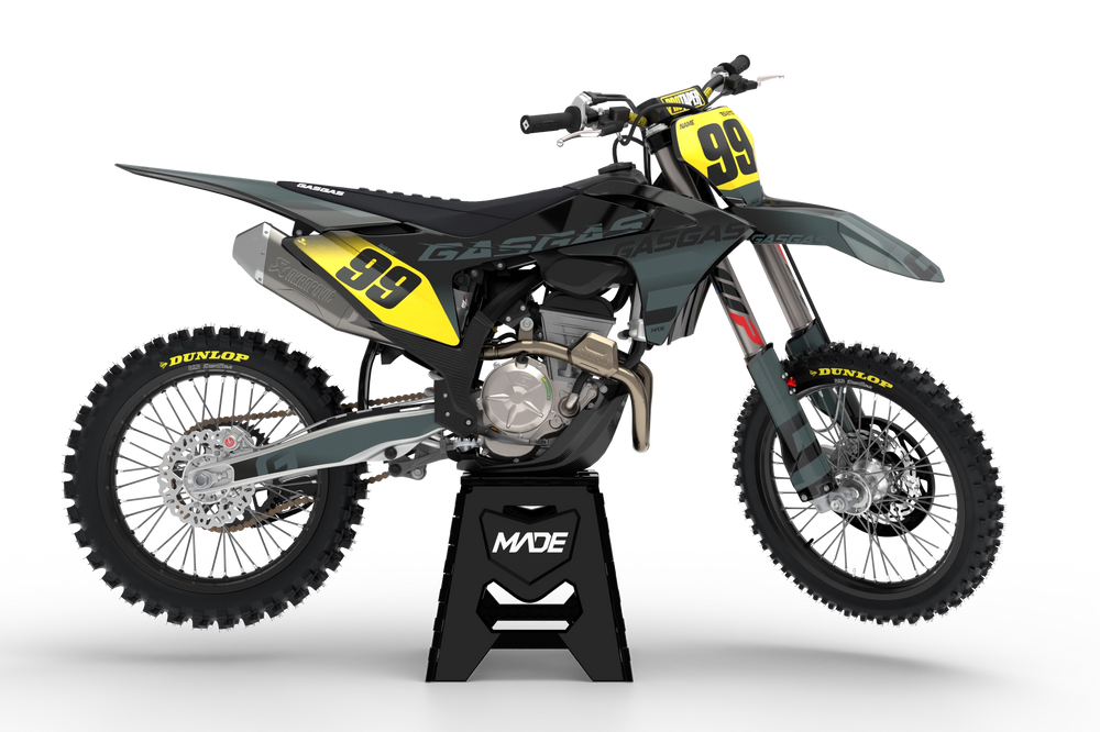 GasGas Motocross - dirt bike - enduro - MX graphics - stickers - madestickers.com Grey#color_grey
