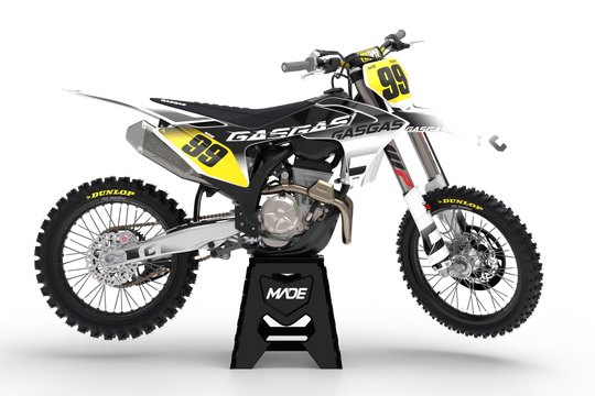 GasGas Motocross - dirt bike - enduro - MX graphics - stickers - madestickers.com White#color_white