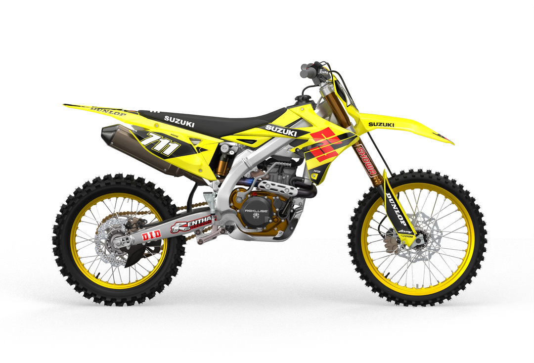 Suzuki RMZ Graphics for protection from madestickers.com Purple#color_purple