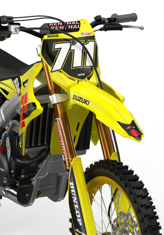 Suzuki RMZ Graphics for protection from madestickers.com Black#color_black