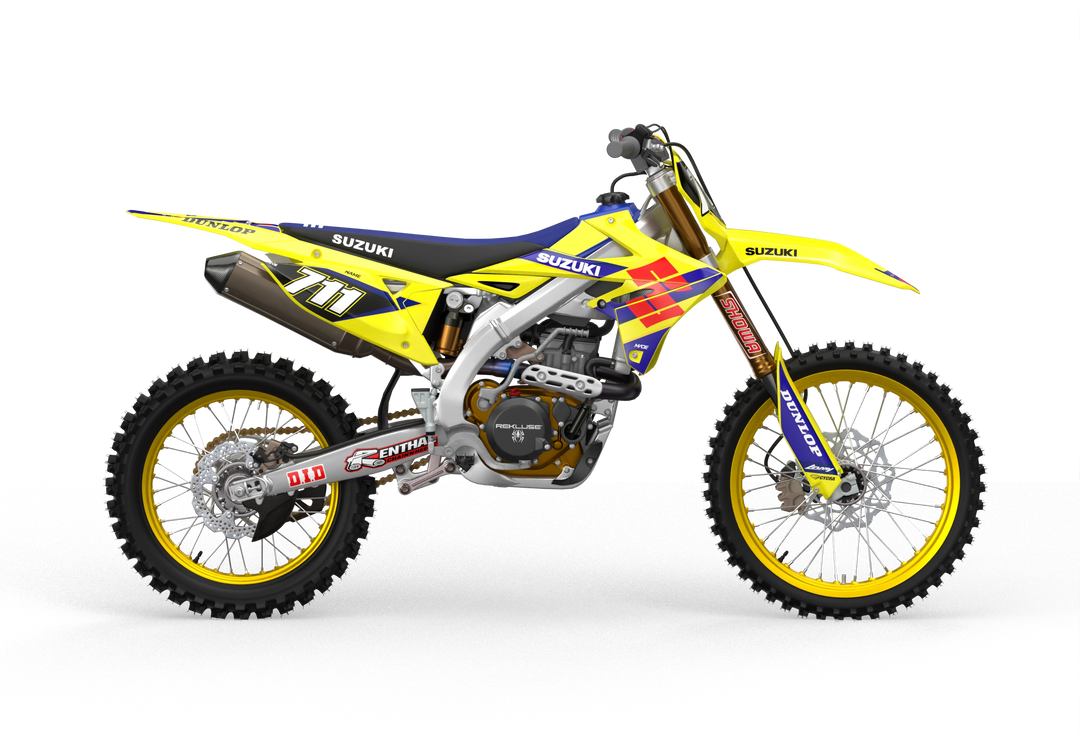 Suzuki RMZ Graphics for protection from madestickers.com Blue#color_blue