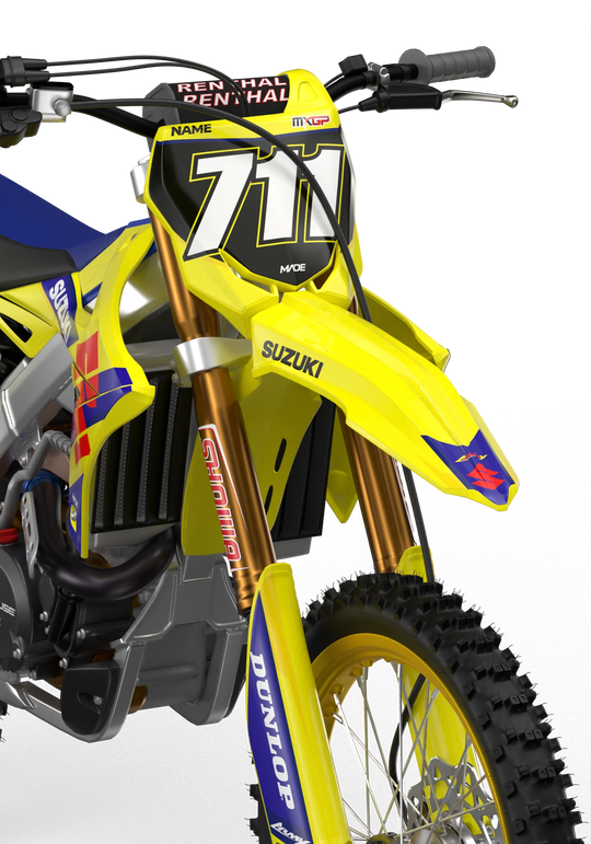 Suzuki RMZ Graphics for protection from madestickers.com Blue#color_blue