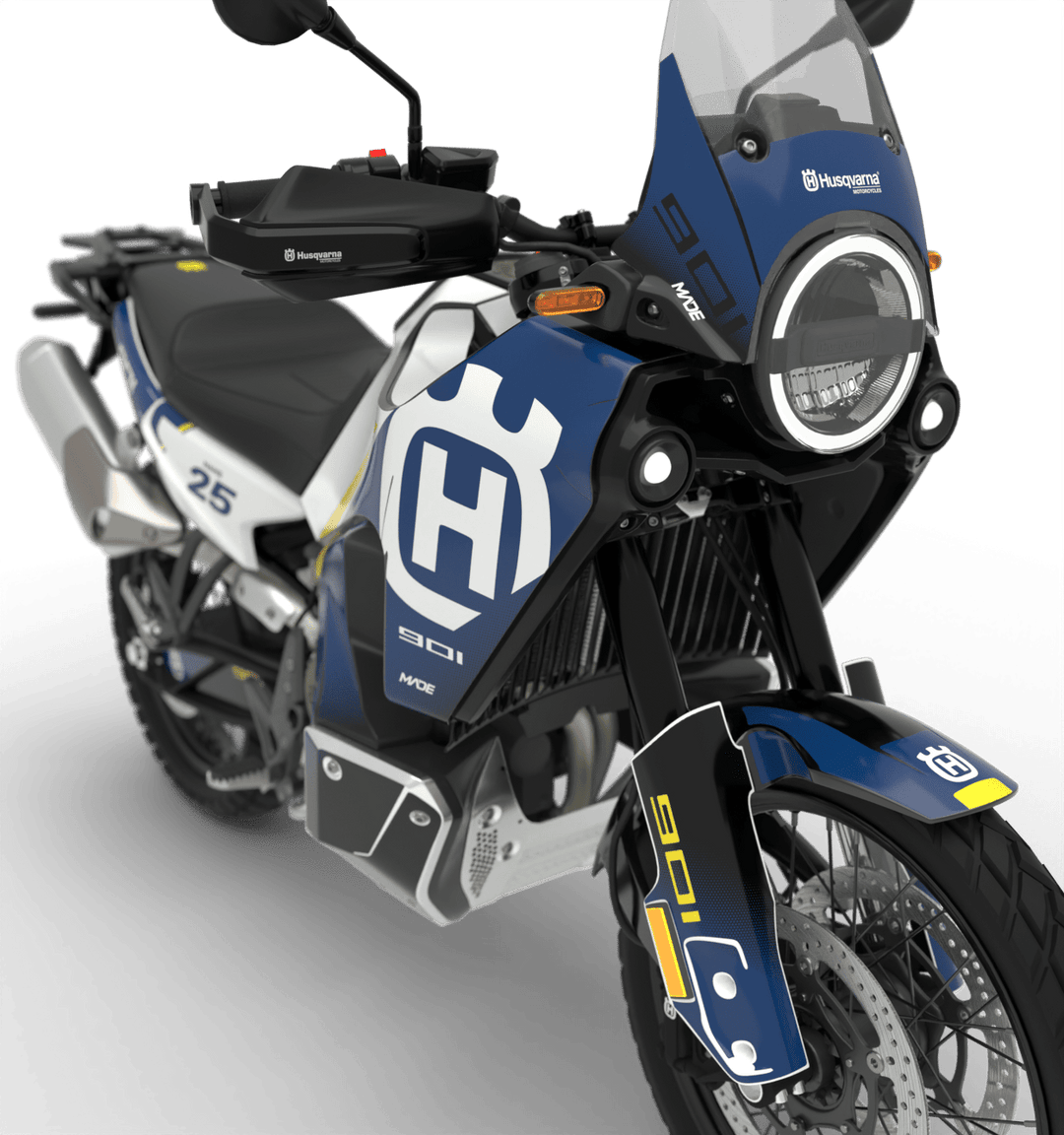 HUSQVARNA ADVENTURE NORDEN CLEAN GRAPHICS KIT - Madestickers Blue#color_blue