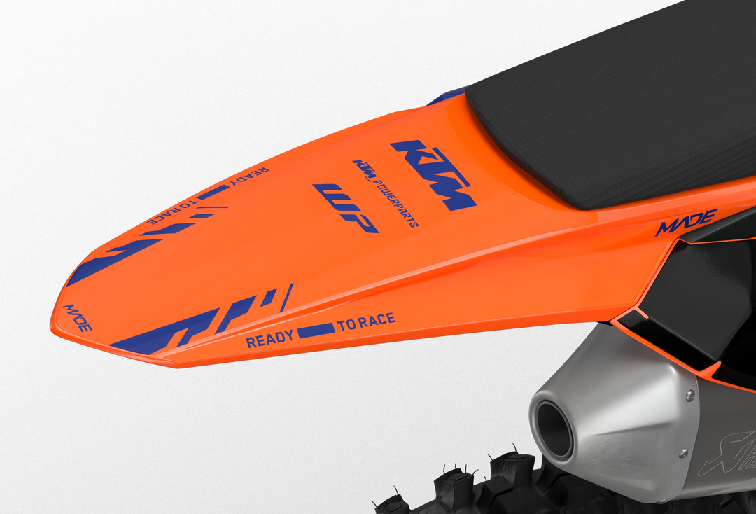 KTM SX SXF EXC 3D render motocross dirt bike with dope graphics for protection from madestickers.com Blue#color_blue