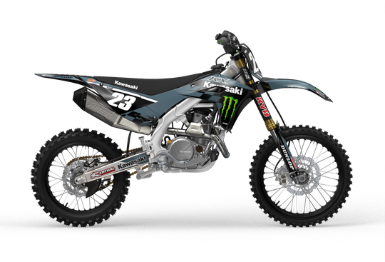 Kawasaki KXF motocross graphics design Victory Grey#color_grey