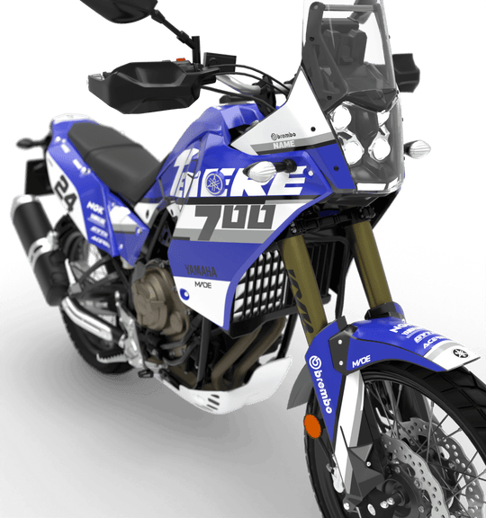 YAMAHA ADVENTURE TENERE TRIP GRAPHICS KIT - Madestickers Blue#color_blue